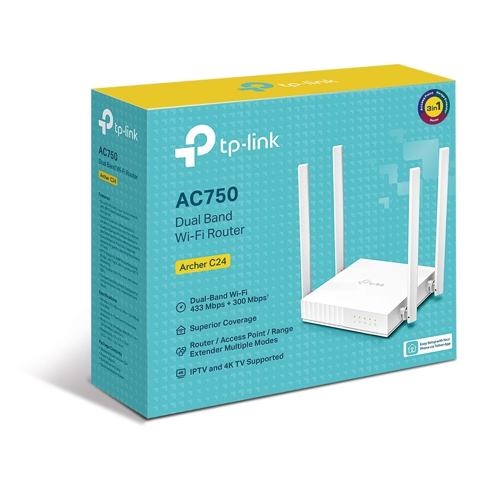 Tp-link Archer C24 Ac750 4port A.point/router