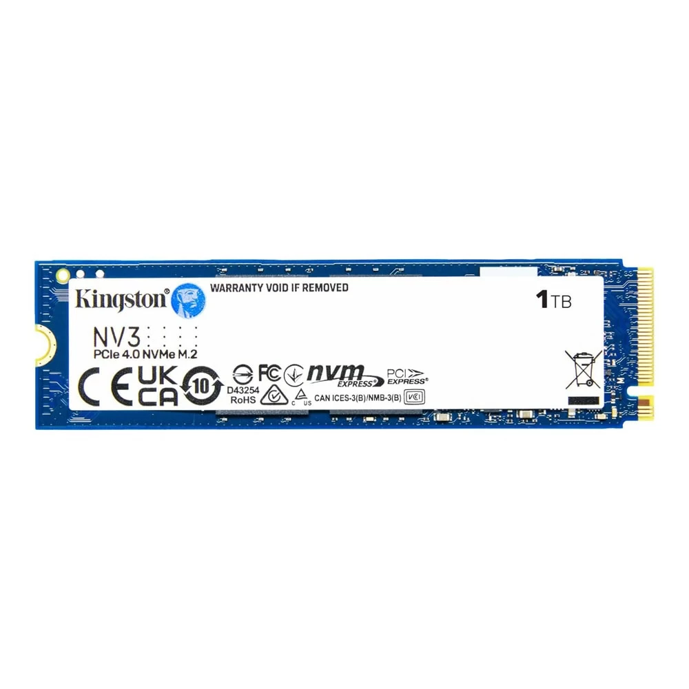 1tb Kingston Nv3 Snv3s/1000g 6000/4000mb/s M.2 Nvme Pcie 4.0