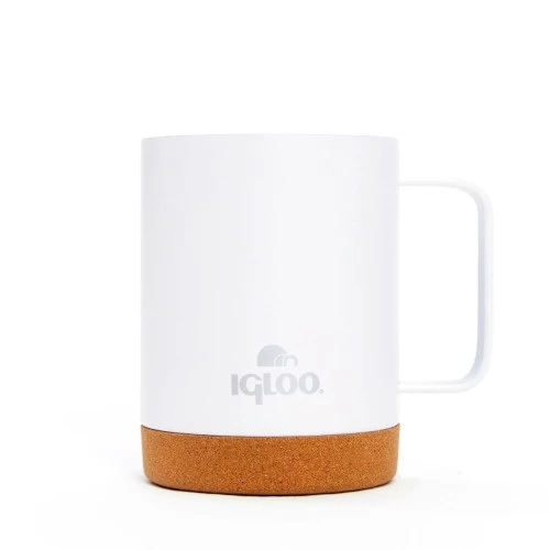 Igloo Cork Mug 350ml-beyaz