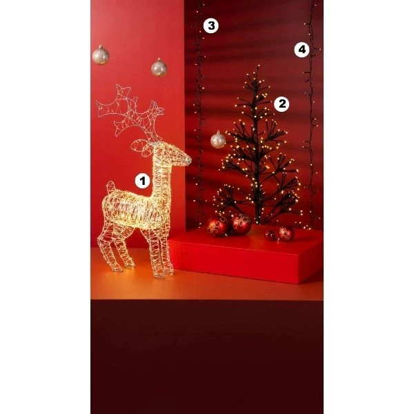 Tarrington House Işıklı Geyik 1000 Led 63 Cm