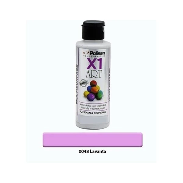 Polisan X1 Art Multisurface Hobi Boyası Lavanta 120 Ml