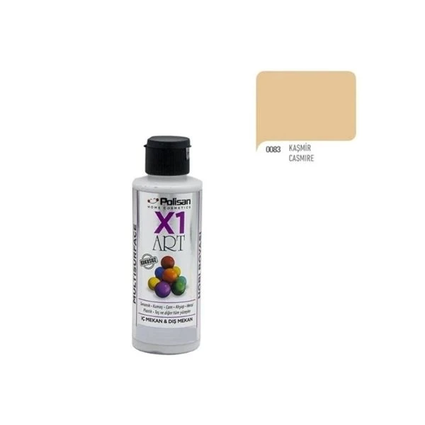Polisan X1 Art Multisurface Hobi Boyası Kaşmir 120 Ml