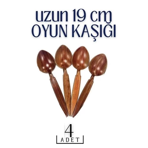 Modacar 4 Adet Uzun Oyun Kaşığı 4 Adet 714518 Toptan Paket