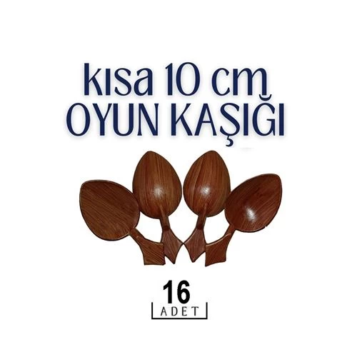 Modacar 16 Adet Kısa Oyun Kaşığı 714519 Toptan Paket