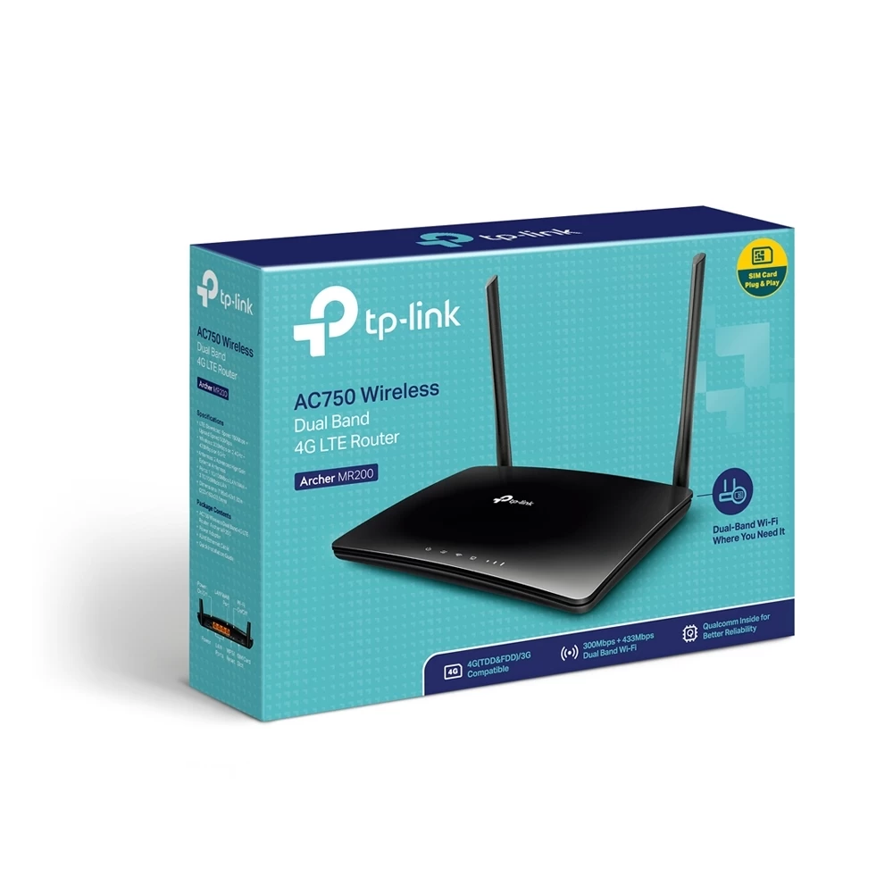 Tp-link Archer Mr200 Ac750 4port Router
