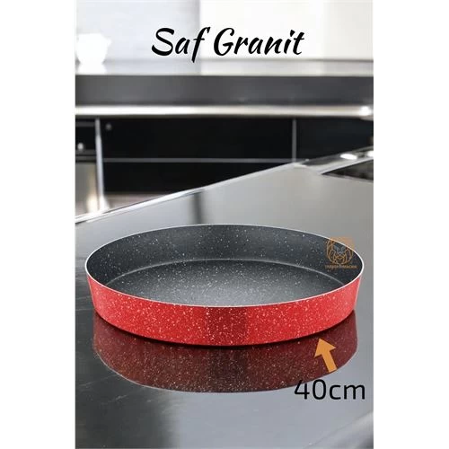 Modacar Granit Fırın Tepsisi 40 Cm Çap Börek Tepsisi