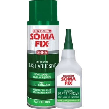 Somafix S665 Mdf Hizli Yapiştirici Set 400 Ml + 100 Gr (24)