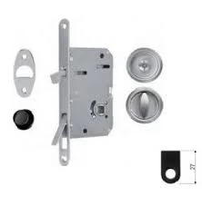 Agb Sürme Kapi Kilit Seti Wc Mat Krom