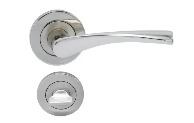 Bravo Nikel Saten Rozetli Kapi Kolu Wc