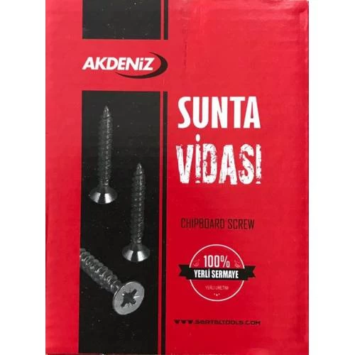 Akdeniz 6*70 Sunta Vidasi (100 Adet) Paket