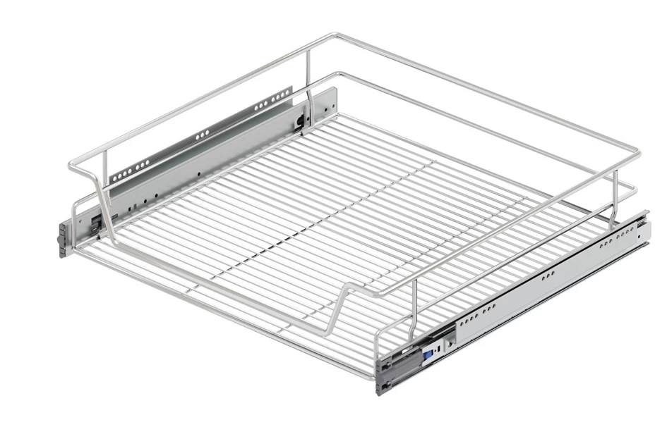 Starax S-2007-C Bağimsiz Teleskopik Rayli Çekmece 316*500*130 Krom 35 Cm