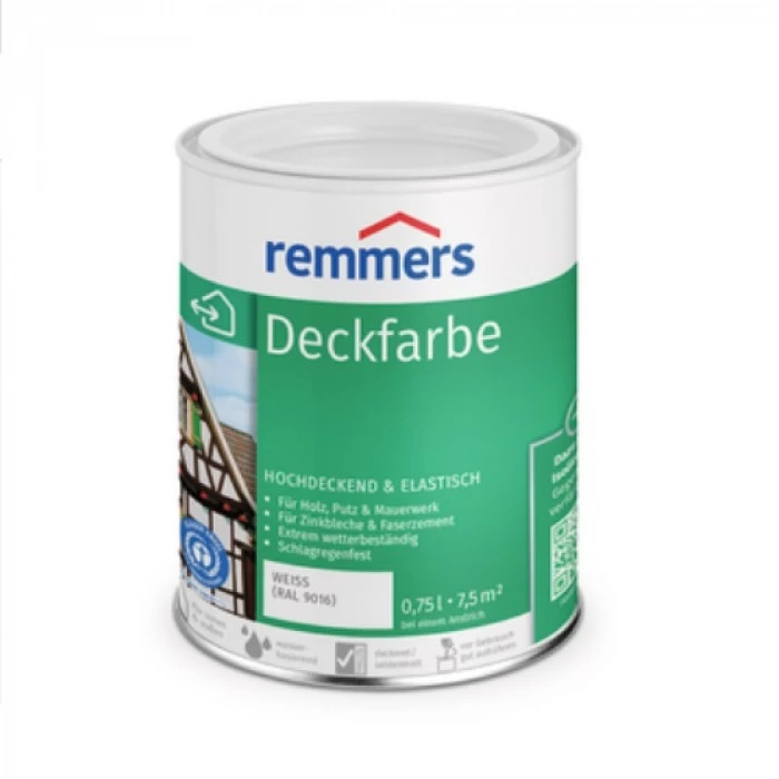 Remmers Deckfarbe Beyaz Boya 0,75 Lt