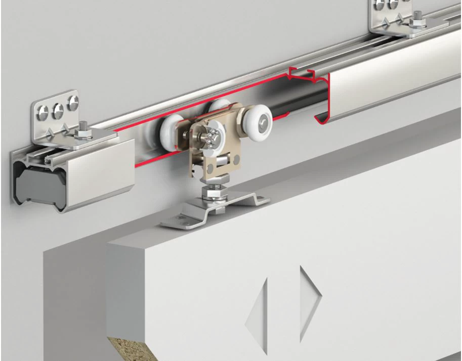 Albatur Doorslide 7099 120-7099-1320 80 Kg Ayarli Sürme Kapi Sistemi Rulmanli