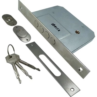 Kale 189 4Mf 52 Mm Standart Silindirli 4 Mil Emniyet Kilit Nikel