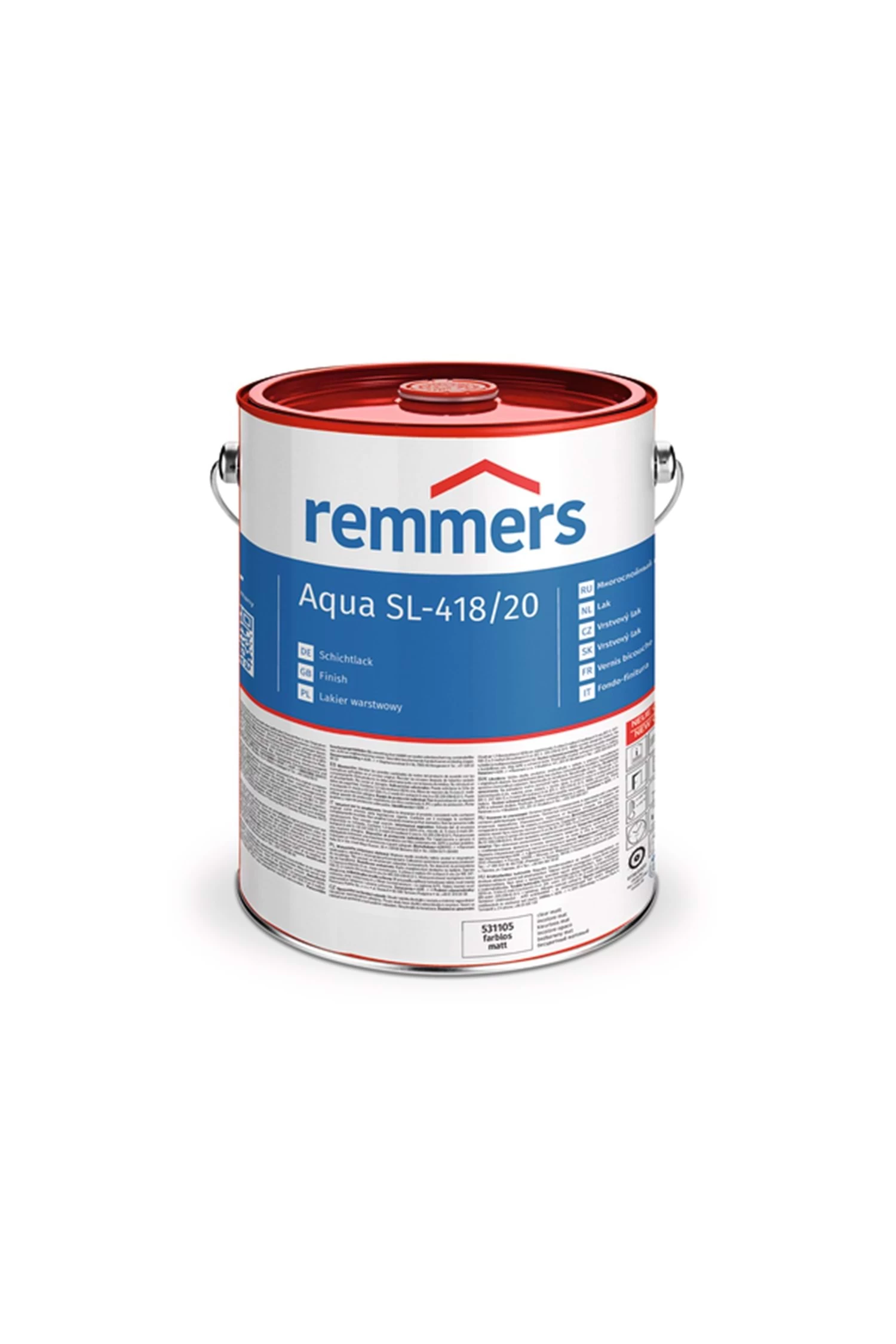 Remmers Aqua Sl-418/10 Su Bazli Akrilik Vernik 20 Lt