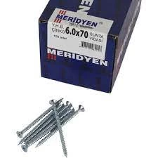 Meridyen 6*70 Sunta Vidasi (100 Adet) Paket