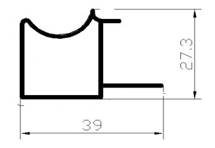 Md-1080 Pb 18 Mm Alüminyum Boy Kulp 2 Mt