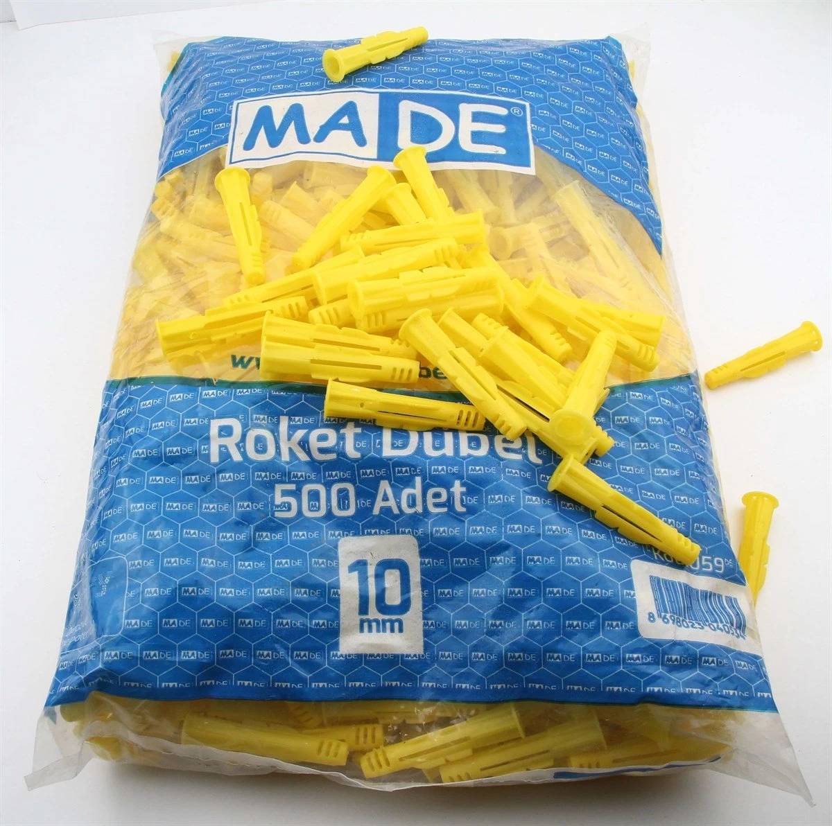 Made Roket Dübel 10 Mm (500 Adet)