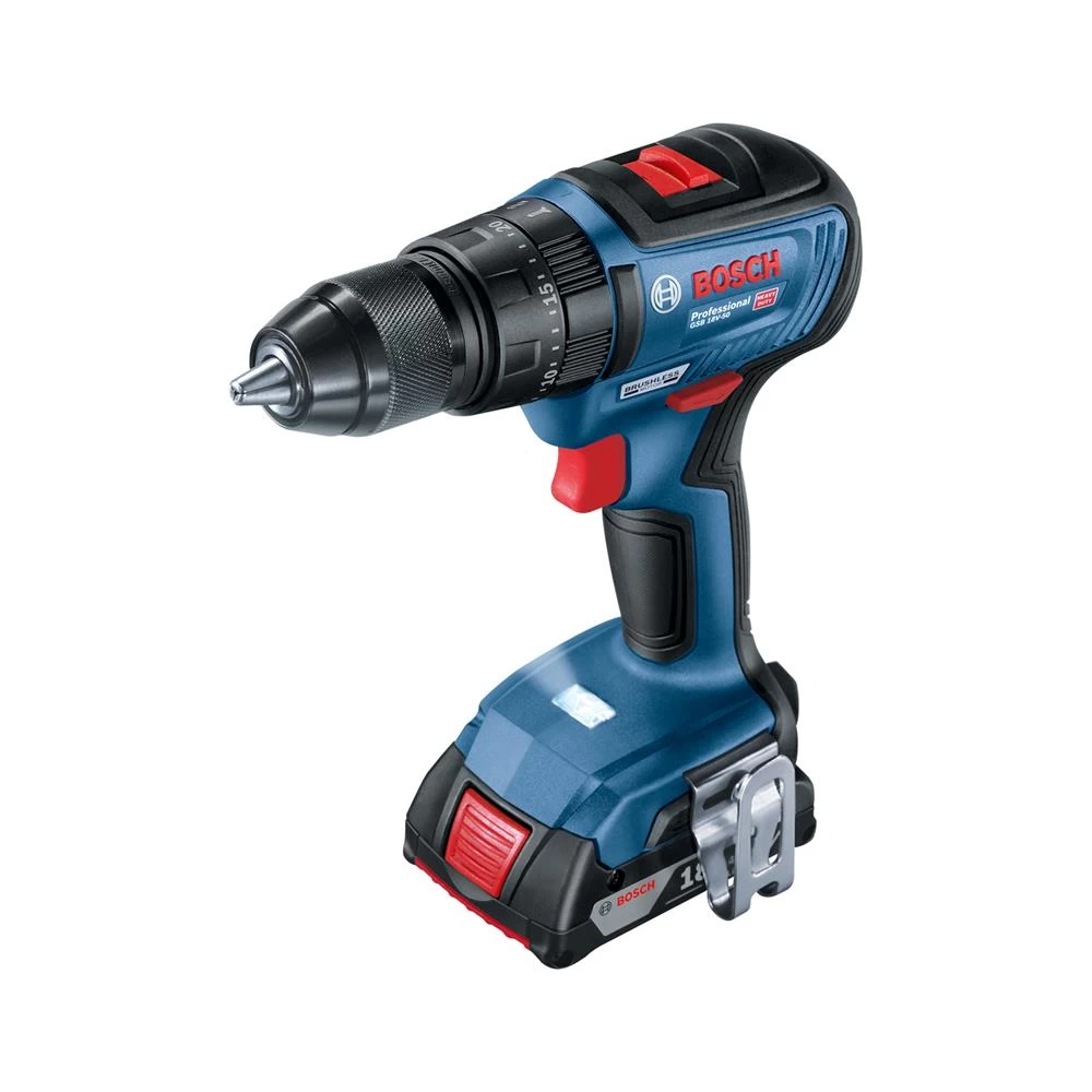 Bosch Gsb 18V-50 Akülü Darbeli Matkap 18V 2*2,0 Ah Kömürsüz