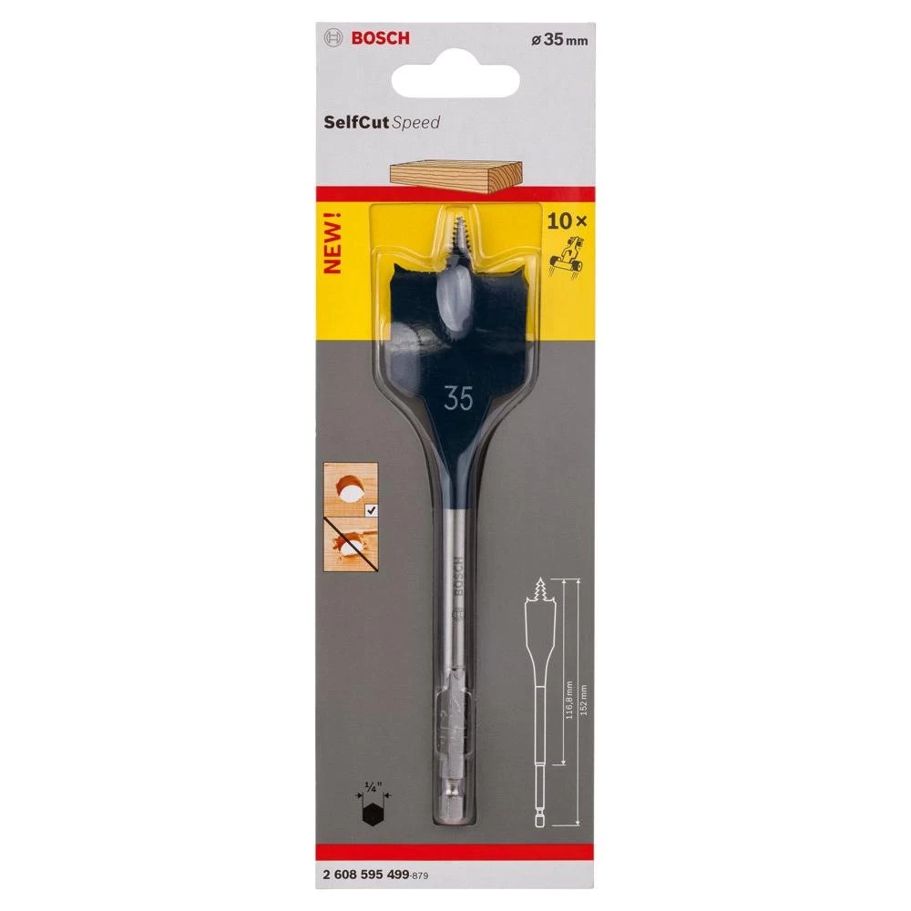 Bosch Selfcut Yaprak Matkap Ucu 12 Mm