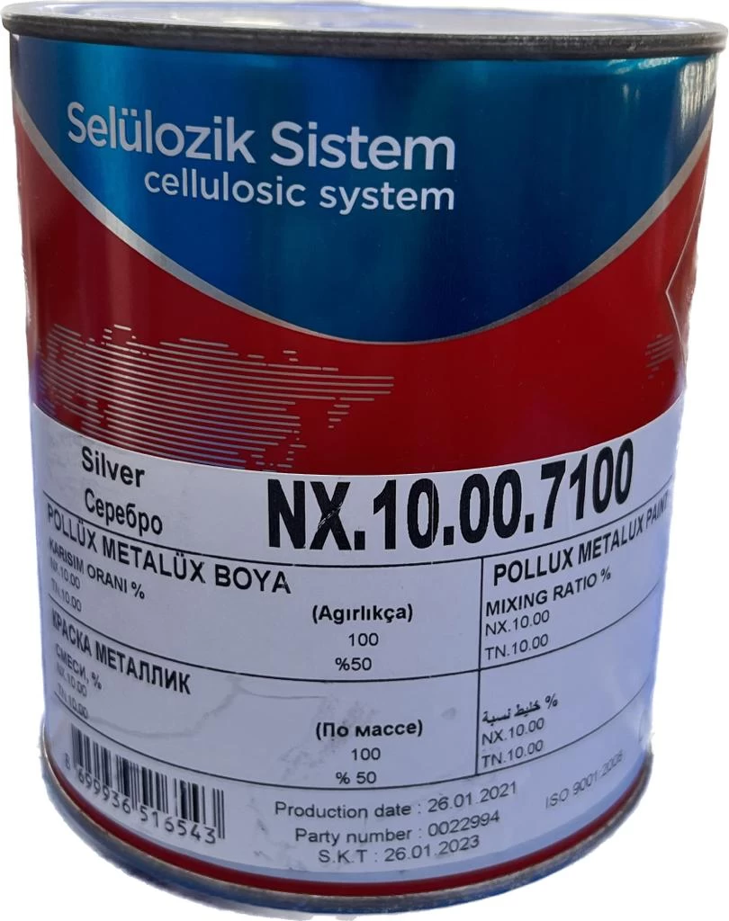 Polchem Nx10.00.7100 Metalüx Silver 0,75 Lt