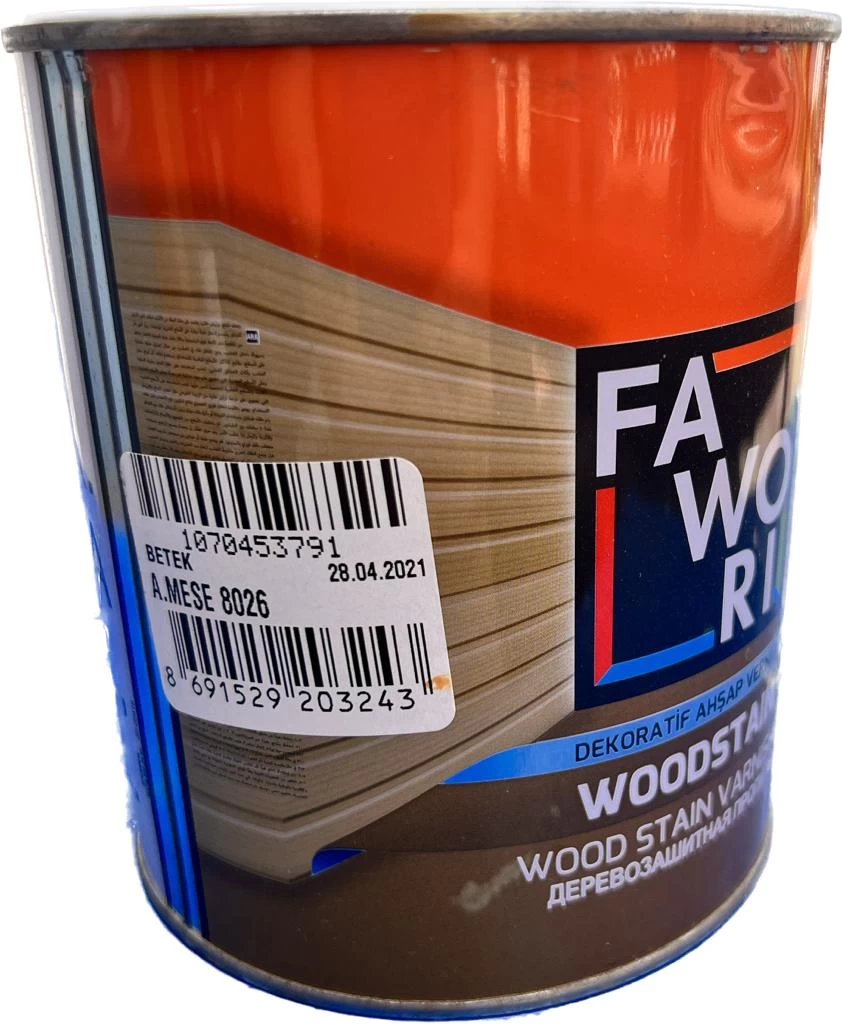 Fawori Wood Stain Açik Meşe 0,75 Lt