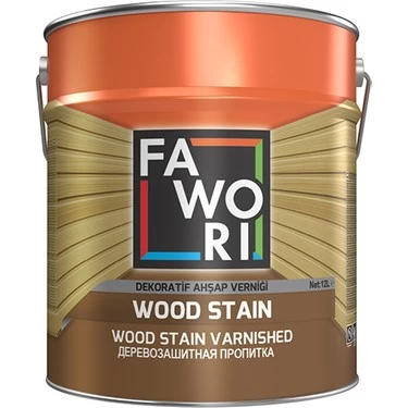 Fawori Wood Stain Rustik Koyu Meşe 12  Lt