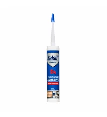 Selsil Express Sivi Çivi D4 Dolap Toplama Şeffaf Silikon 300 Ml