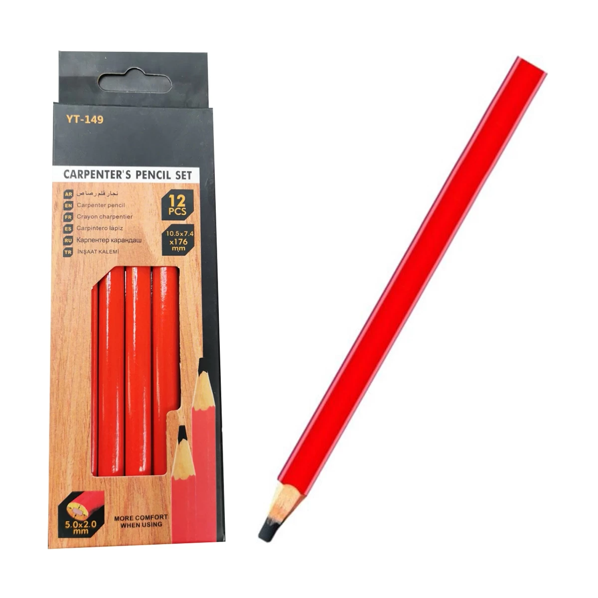 Marangoz Kalemi Kirmizi