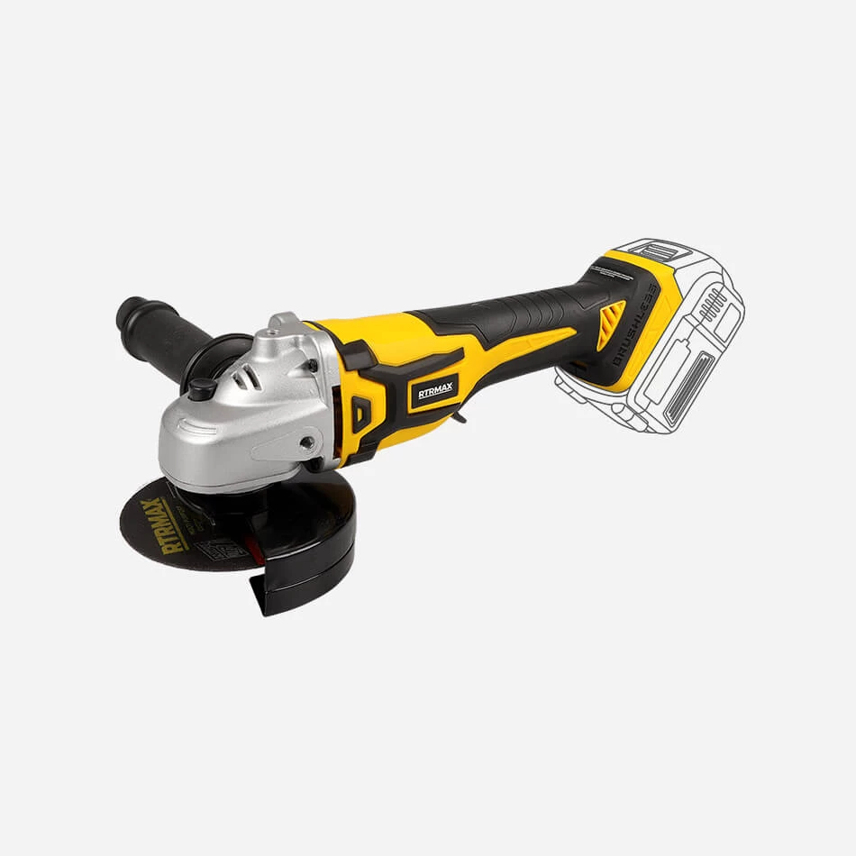 Rtrmax Rtx2055B Akülü Avuç Taşlama 115 Mm 18V (Kömürsüz) Aküsüz