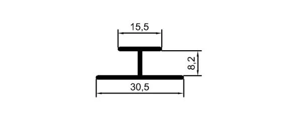Çp 0042 8 Mm H Birleştirme Çitasi 3 Mt