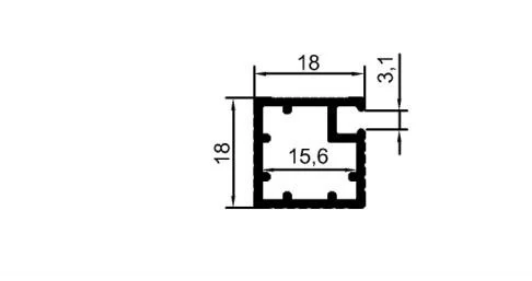 Md-1053 Evye Alti Bağlanti Profili 3 Mt