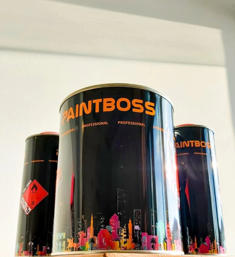 Paintboss 41550 Endüstriyel Rapid Boya Parlak Siyah 0,75 Kg (9005)