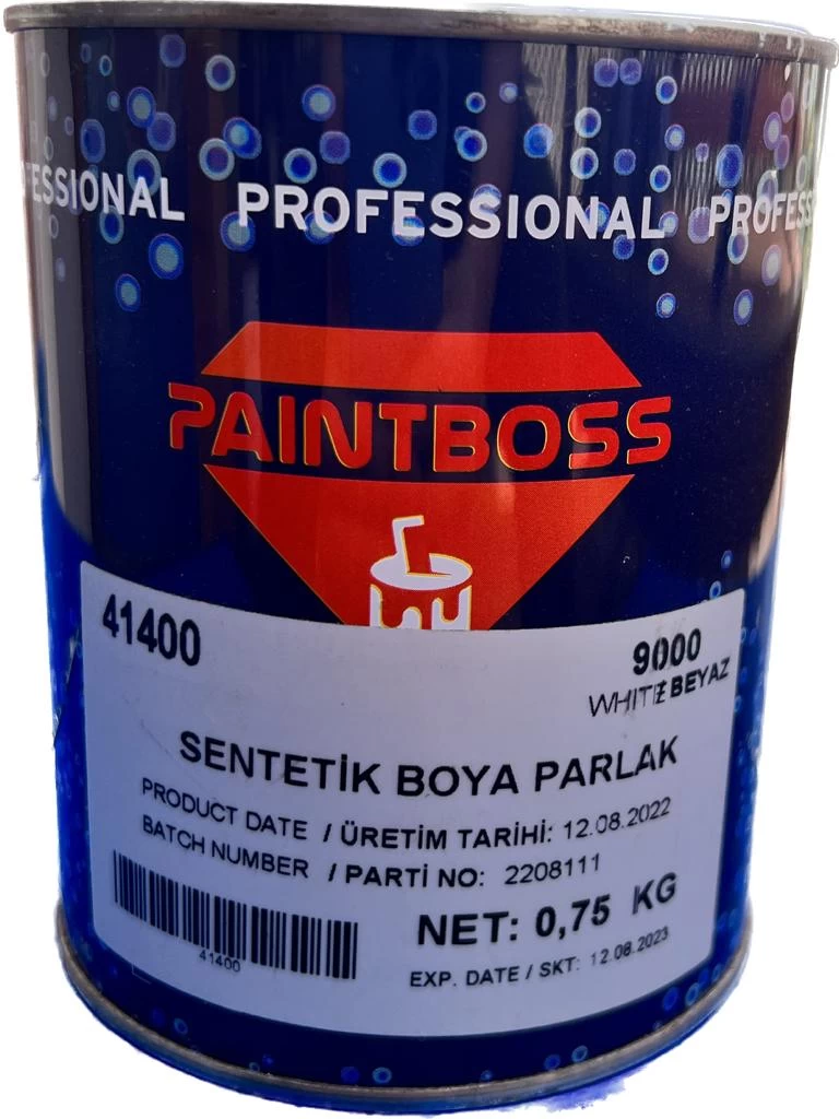 Paintboss 41400 Sentetik Boya Parlak Siyah 15 Kg (9005)