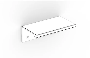 Hafele 108.80.166 Gunpo Ii Mobilya Cam Kulp Mat Krom 50 Mm