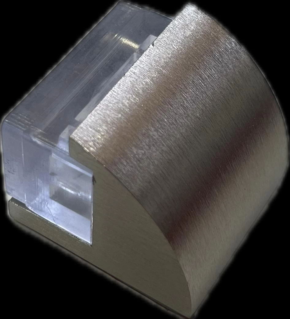 Özen Alüminyum Oval Kapi Tamponu Yapiştirmali Saten