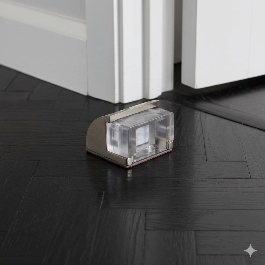 Özen Alüminyum Oval Kapi Tamponu Yapiştirmali Saten