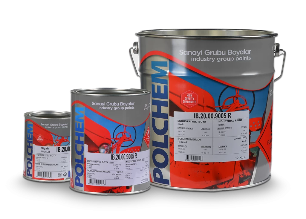 Polchem Eb10 Epoxy Parlak Siyah Boya 16 Kg