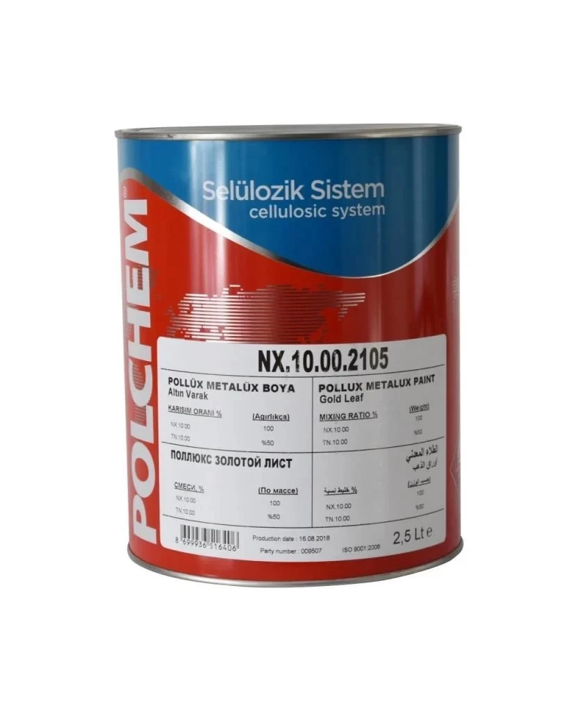 Polchem Nx10.00.2100 Metalüx Gold 2,5 Lt