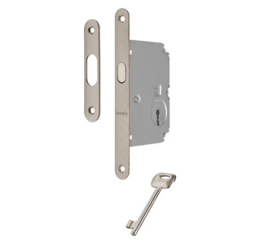 Hafele 911.26.544 Kayar Kapi Kilidi Oda Mat Nikel 50/16 Mm