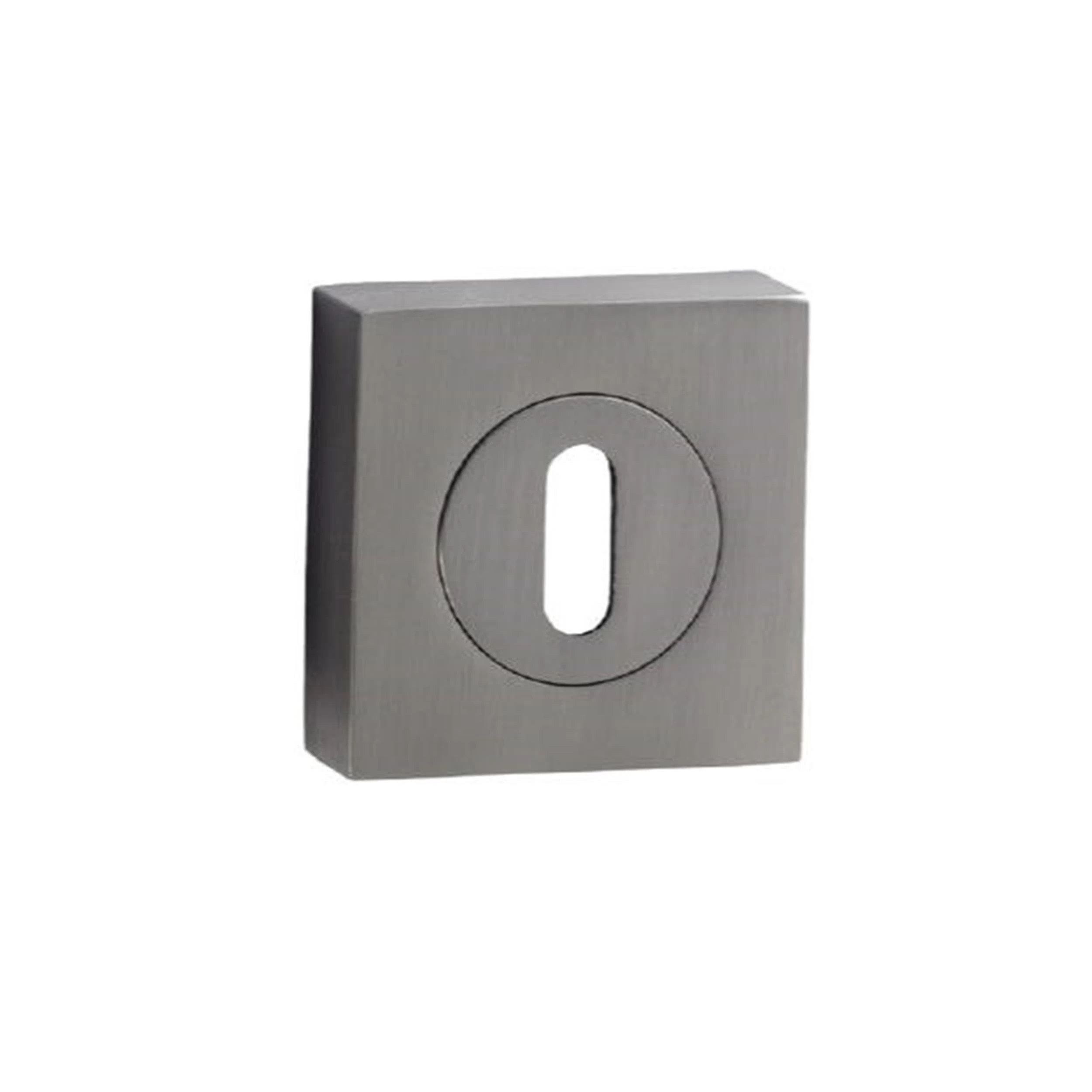 Alt Rozet Zamak Kare Antrasit Oda