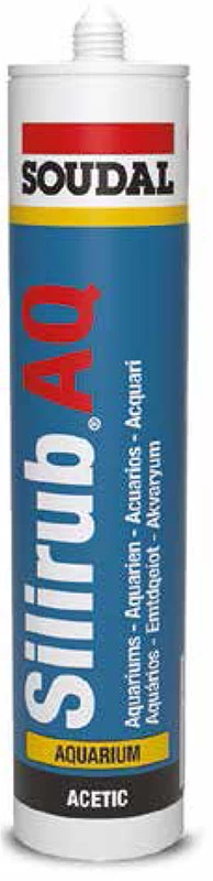 Soudal Akvaryum Silikonu Şeffaf Silirub Q 300 Ml