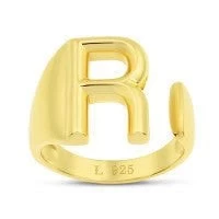 Luzdemia R Harfi Yüzük