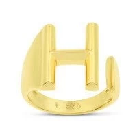 Luzdemia H Harfi Yüzük