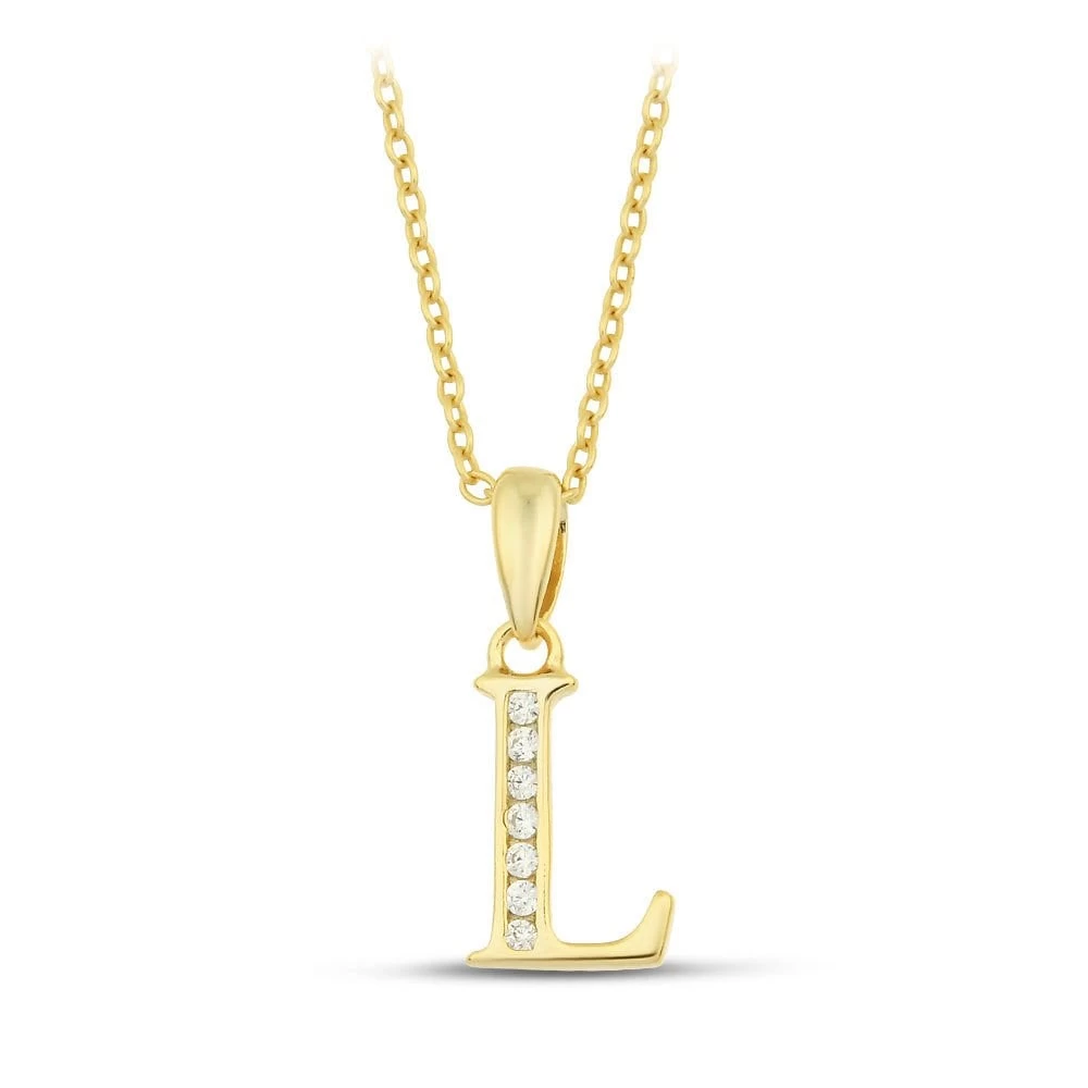 Initial Necklace - L - 925