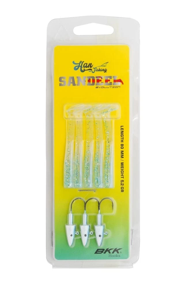 Hanfish Sandeel Silikon 80 Mm - 5.2 Gr. Sl-804 Blue Magic