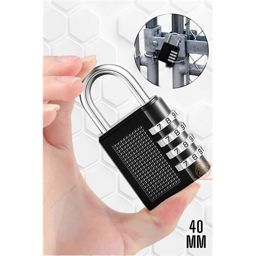 Modacar 4 Adet Şifreli Asma Kilit 4 Kademe 40 Mm 714773 Toptan Paket
