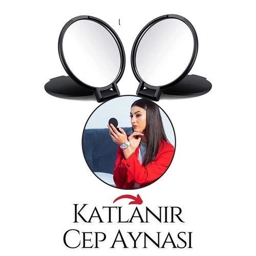 Modacar 8 Adet Katlanabilir Mini Çanta Aynası   718891 Toptan Paket