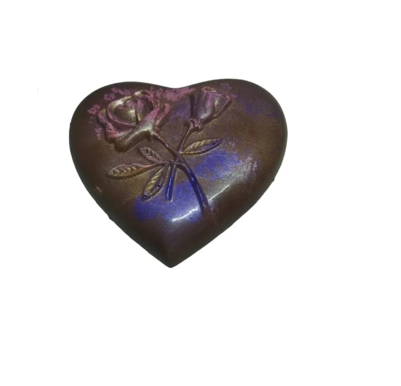 Dubai Çikolatası Güllü Kalp Heart Rose 115 Gr