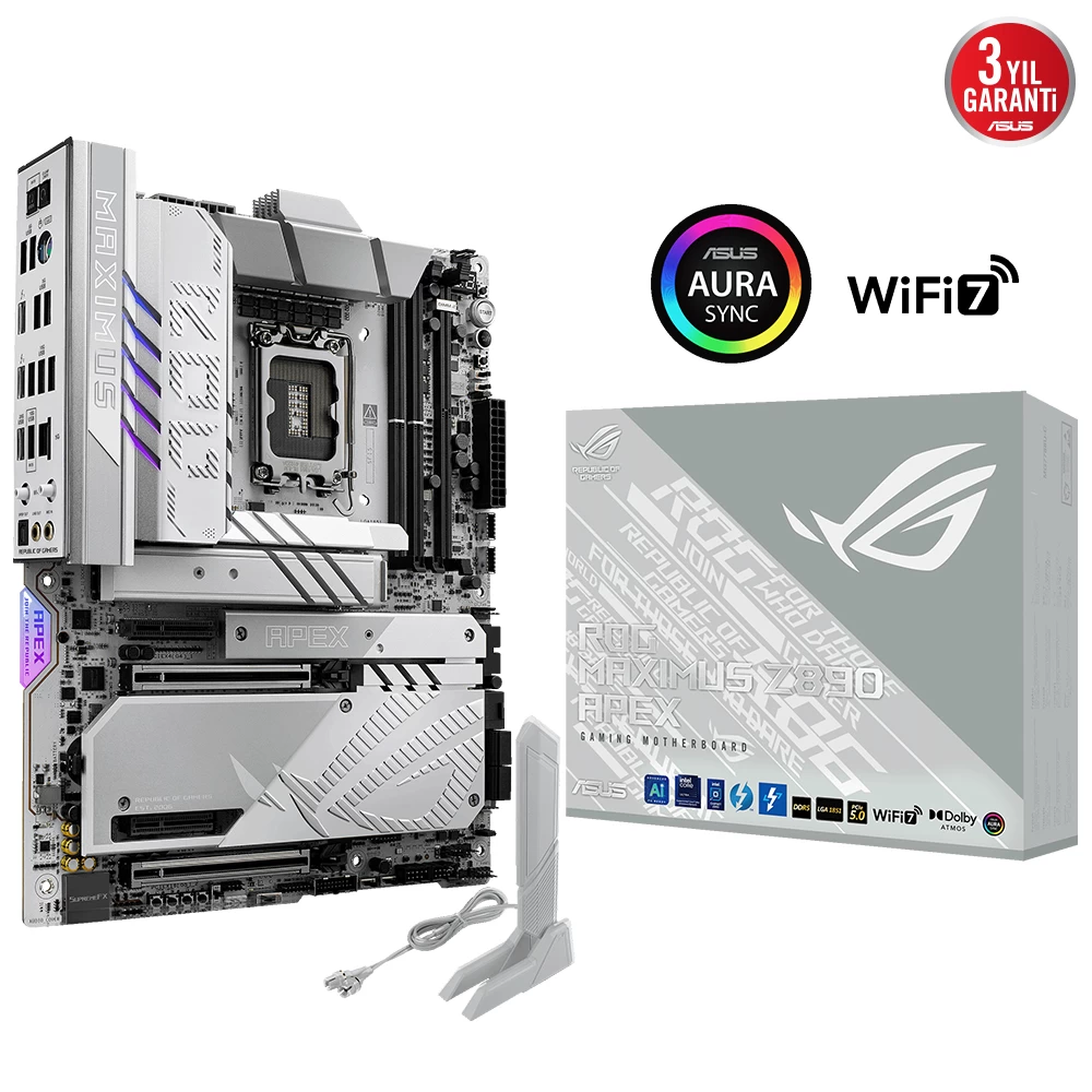 Asus Rog Maximus Z890 Apex Ddr5 6xm2 Usb3.2 Wifi7 Rgb Lan Atx